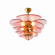 Elavine Canopy Murano-Style Glass Chandelier — product view