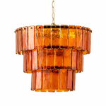 Ambrienne Tier Murano-Style Glass Chandelier — product view