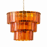 Ambrienne Tier Murano-Style Glass Chandelier — product view