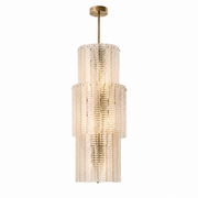 Varenzo Column Murano-Style Glass Chandelier — product view
