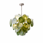 Virensia Disc Murano-Style Glass Chandelier — product view